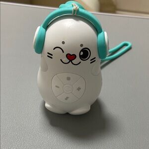 Cute Penguin Music Toy with Blue Headphones